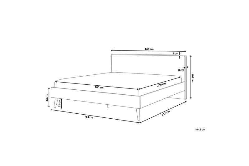 Furbish Sängram 160x200 - Trä/Natur - Möbler - Säng - Sängram & sängstomme