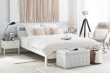 Giulia Dubbelsäng 180|200 cm - Vit - Möbler - Säng - Sängram & sängstomme