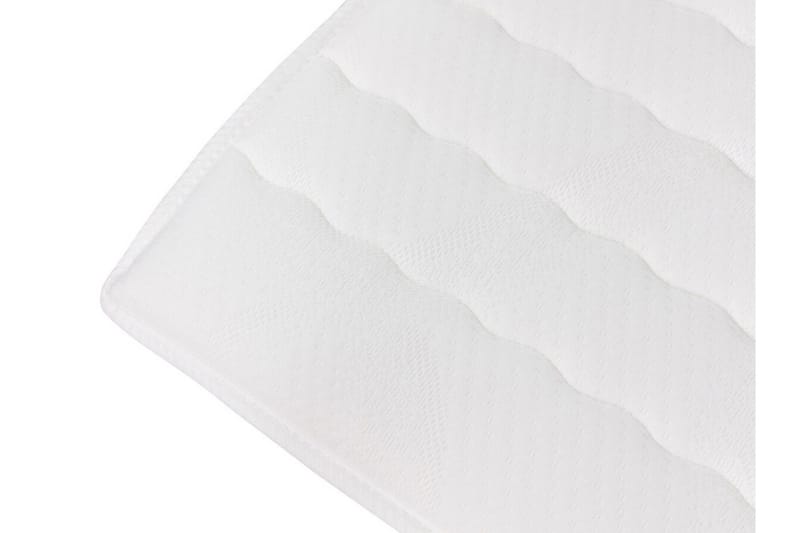 Hattie Komplett Sängpaket 200x200 cm med Sänggavel + Bäddmadrass med Fasthetsgrad Medium - Svart - Möbler - Säng - Sängram & sängstomme