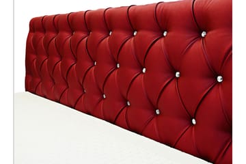 Junkerdal Komplett Sängpaket 160x200 cm i Konstläder med Sänggavel + Bäddmadrass - Svart - Möbler - Säng - Sängram & sängstomme