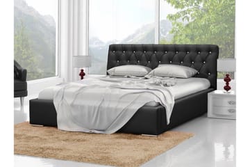 Junkerdal Säng 140x200 cm - Svart - Möbler - Säng - Sängram & sängstomme