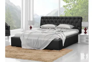 Junkerdal Säng 180x200 - Svart - Möbler - Säng - Sängram & sängstomme