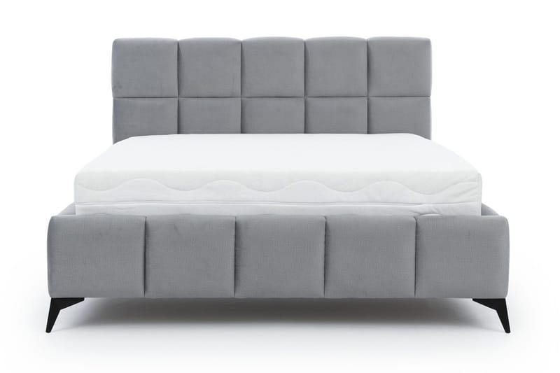 Kamble Sängram med Förvaring 140x200 cm - Grå - Möbler - Säng - Sängram & sängstomme