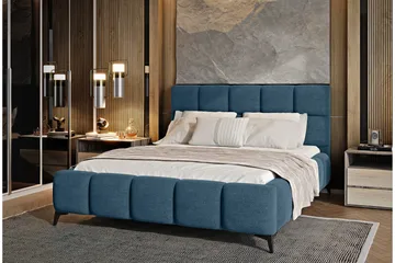 Kamble Sängram med Förvaring 160x200 cm - Blå - Möbler - Säng - Sängram & sängstomme