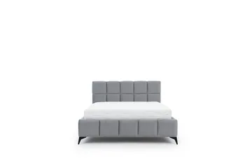 Kamble Sängram med Förvaring 160x200 cm - Grå - Möbler - Säng - Sängram & sängstomme