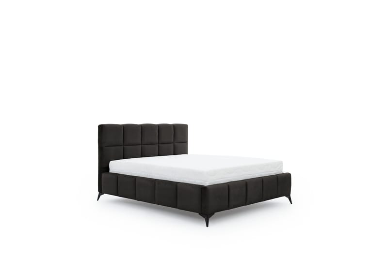 Kamble Sängram med Förvaring 160x200 cm - Mörkgrå - Möbler - Säng - Sängram & sängstomme