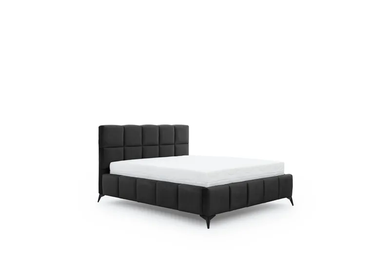 Kamble Sängram med Förvaring 160x200 cm - Mörkgrå - Möbler - Säng - Sängram & sängstomme