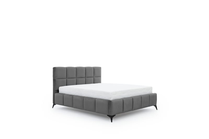 Kamble Sängram med Förvaring 160x200 cm - Mörkgrå - Möbler - Säng - Sängram & sängstomme