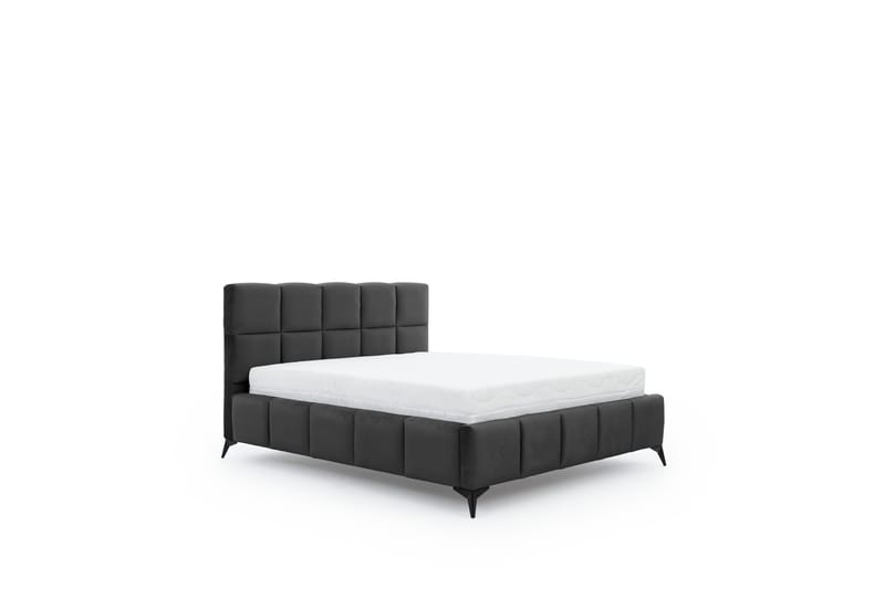 Kamble Sängram med Förvaring 160x200 cm - Mörkgrå - Möbler - Säng - Sängram & sängstomme