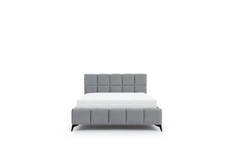 Kamble Sängram med Förvaring 180x200 cm - Grå - Möbler - Säng - Sängram & sängstomme