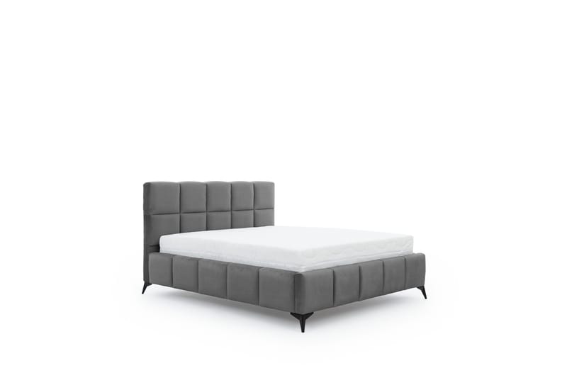 Kamble Sängram med Förvaring 180x200 cm - Grå - Möbler - Säng - Sängram & sängstomme