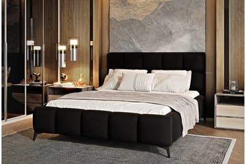 Kamble Sängram med Förvaring 180x200 cm - Svart - Möbler - Säng - Sängram & sängstomme