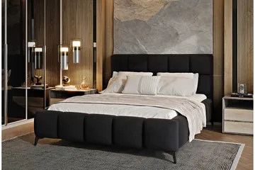 Kamble Sängram med Förvaring 180x200 cm - Svart - Möbler - Säng - Sängram & sängstomme