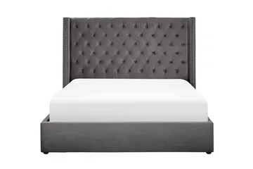 Kymmen Dubbelsäng 160x200 cm - Grå - Möbler - Säng - Sängram & sängstomme