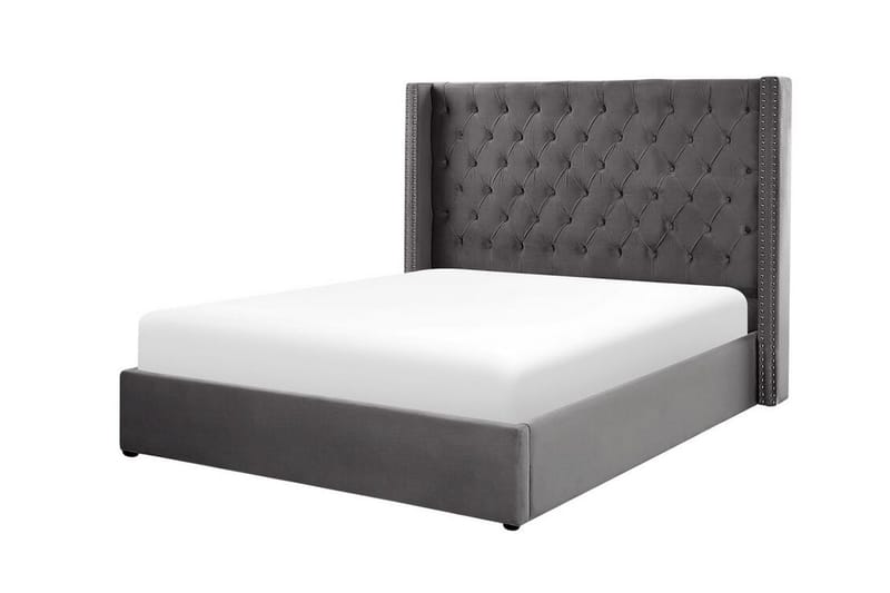 Kymmen Dubbelsäng 160x200 cm - Grå - Möbler - Säng - Sängram & sängstomme