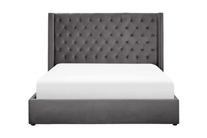 Kymmen Dubbelsäng 180x200 cm, Grå