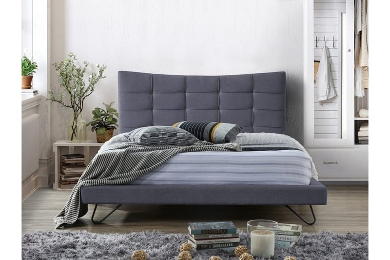 Lannion Sängram 180x200 cm, Grå