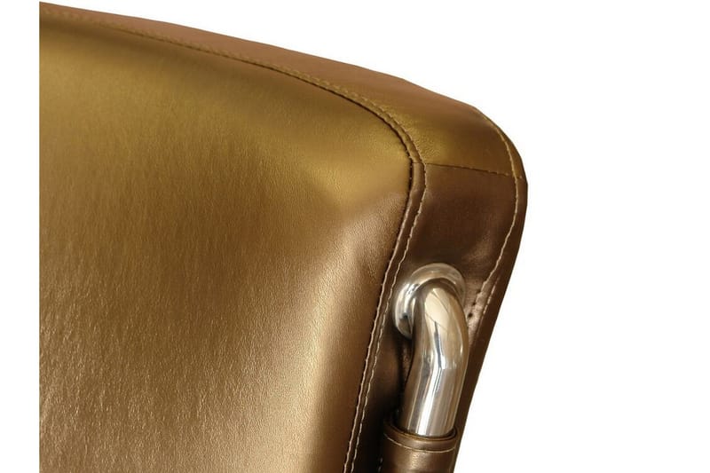 Lesh Dubbelsäng med LED 180x200 Guld Guld - Guld - Möbler - Säng - Sängram & sängstomme