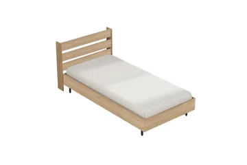 Liyakat Sängram 90x200 cm - Valnöt - Möbler - Säng - Sängram & sängstomme