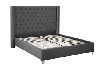 Lubbon Dubbelsäng 160|200 cm - Grå - Möbler - Säng - Sängram & sängstomme