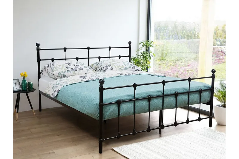 Mayford Sängram 140x200 cm - Svart - Möbler - Säng - Sängram & sängstomme