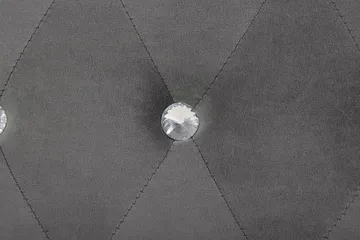 Metz Dubbelsäng 180 200 cm Grå - Grå - Möbler - Säng - Sängram & sängstomme