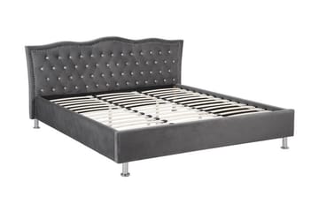 Metz Dubbelsäng 180 200 cm Grå - Grå - Möbler - Säng - Sängram & sängstomme