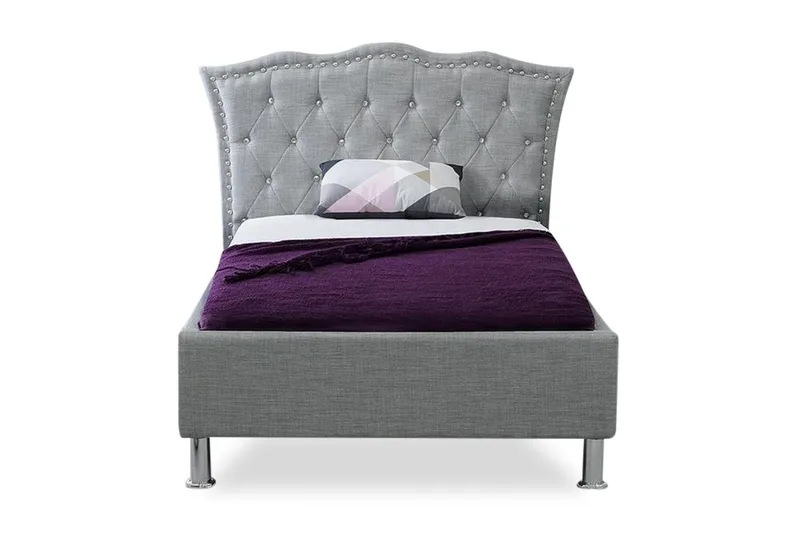 Metz Dubbelsäng 90 200 cm, Grå