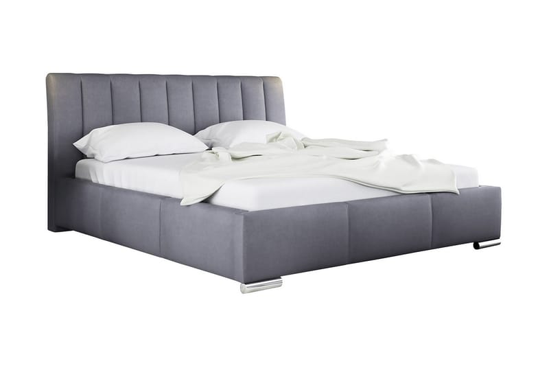 Milano Sängram med Förvaring180x200 - Grå - Möbler - Säng - Sängram & sängstomme