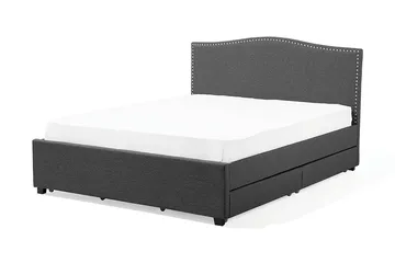 Montpellier Dubbelsäng 160 | 200 cm - Grå - Möbler - Säng - Sängram & sängstomme