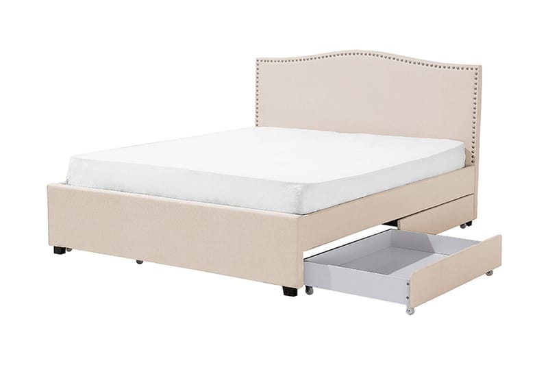 Montpellier Dubbelsäng 160|200 cm - Beige - Möbler - Säng - Sängram & sängstomme