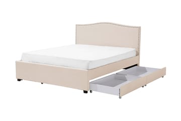 Montpellier Dubbelsäng 160|200 cm - Beige - Möbler - Säng - Sängram & sängstomme