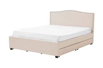 Montpellier Dubbelsäng 160|200 cm - Beige - Möbler - Säng - Sängram & sängstomme