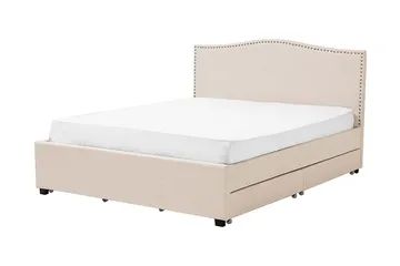 Montpellier Dubbelsäng 160|200 cm - Beige - Möbler - Säng - Sängram & sängstomme