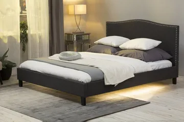 Montpellier Dubbelsäng 180 200 cm  Grå  Grå - Grå - Möbler - Säng - Sängram & sängstomme