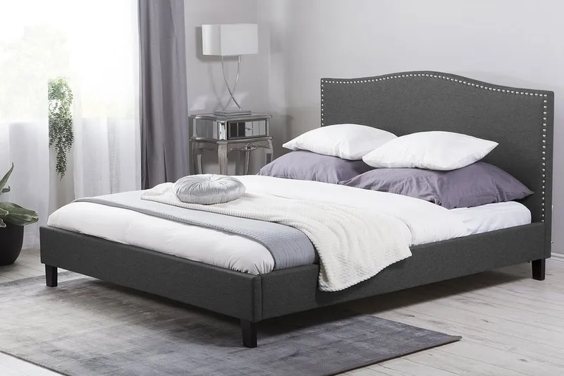 Montpellier Dubbelsäng 180 200 cm  Grå  Grå - Grå - Möbler - Säng - Sängram & sängstomme