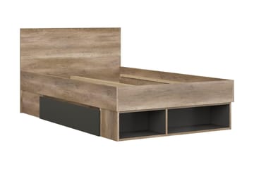 Movico Sängram 120x200 cm - Ek/Brun - Möbler - Säng - Sängram & sängstomme