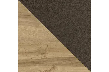 Oberting Sängram med Förvaring 140x200 cm i Tyg med Fasthetsgrad Medium - Brun - Möbler - Säng - Sängram & sängstomme
