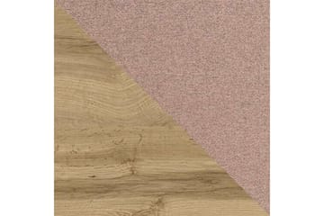Oberting Sängram med Förvaring 140x200 cm i Tyg med Fasthetsgrad Medium - Rosa - Möbler - Säng - Sängram & sängstomme