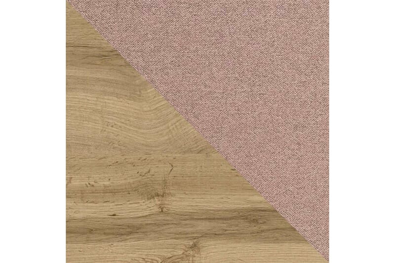 Oberting Sängram med Förvaring 140x200 cm i Tyg med Fasthetsgrad Medium - Rosa - Möbler - Säng - Sängram & sängstomme