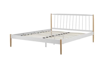 Parlan Sängram 180x200cm - Vit/Brun - Möbler - Säng - Sängram & sängstomme