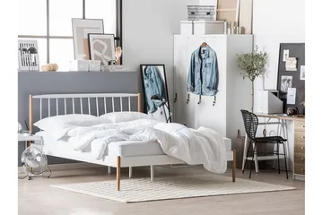 Parlan Sängram 180x200cm - Vit/Brun - Möbler - Säng - Sängram & sängstomme