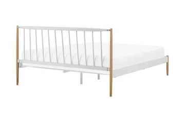 Parlan Sängram 180x200cm - Vit/Brun - Möbler - Säng - Sängram & sängstomme