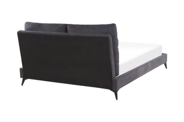 Ramsäng Bellamina 140x200 cm - Sammet/Mörkgrå - Möbler - Säng - Sängram & sängstomme