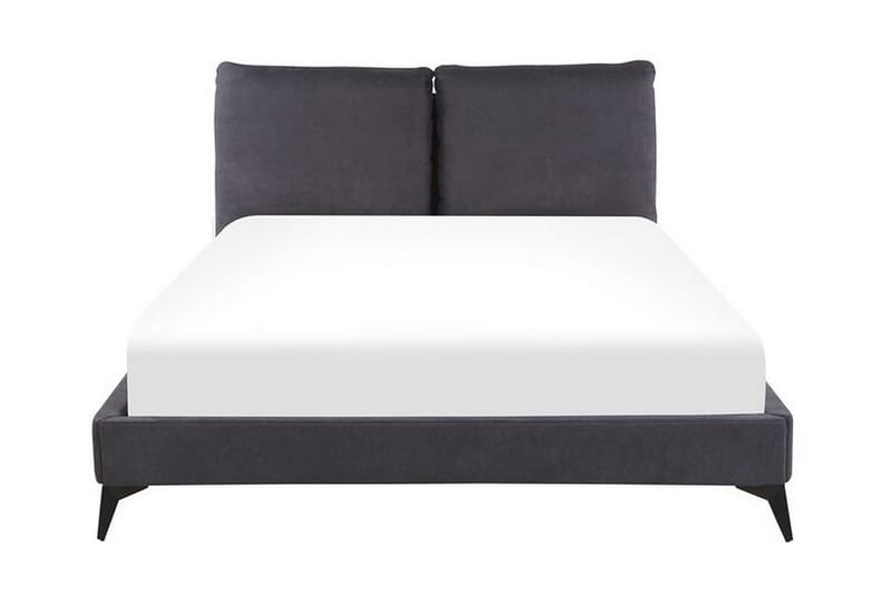 Ramsäng Bellamina 140x200 cm - Sammet/Mörkgrå - Möbler - Säng - Sängram & sängstomme