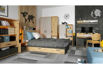 Rathmore Sängram 120x200 cm - Svart - Möbler - Säng - Sängram & sängstomme