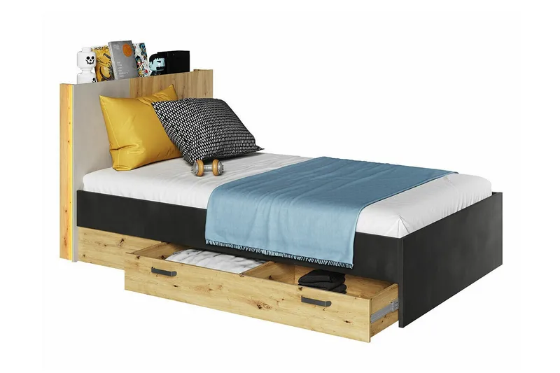 Rathmore Sängram 120x200 cm - Svart - Möbler - Säng - Sängram & sängstomme