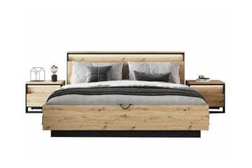 Rathmore Sängram 160x200 cm Black - Möbler - Säng - Sängram & sängstomme