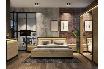 Rathmore Sängram 160x200 cm - Svart - Möbler - Säng - Sängram & sängstomme