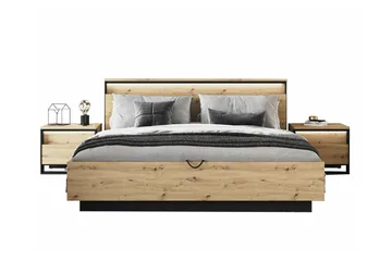 Rathmore Sängram 180x200 cm Black - Möbler - Säng - Sängram & sängstomme